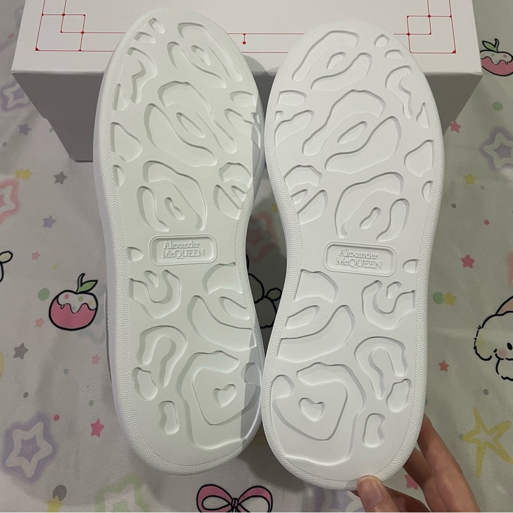 Alexander McQUEEN White Leather Oversized Sneaker - Picture 7 of 9